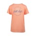  Women’s Slice of Paradise Boyfriend T-shirt, Orange,Medium