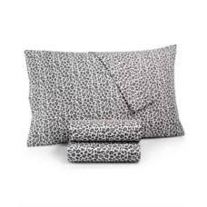 Sanders Printed Microfiber 4 Pc. Sheet Set, Full, Brown