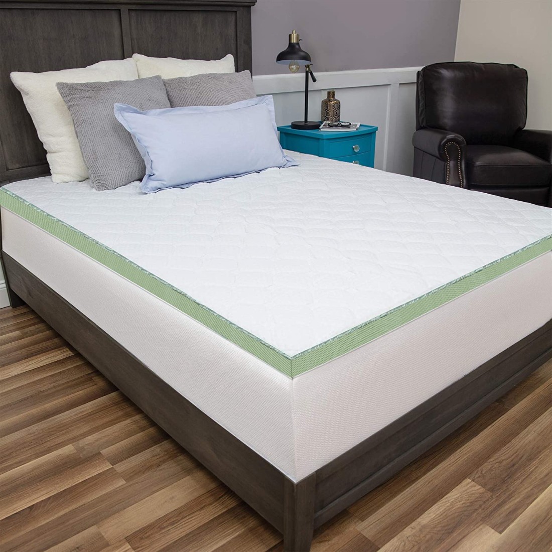 SensorPEDIC 3-Inch Ultimate Cooling Luxury Quilted Memory Foam Bed ...