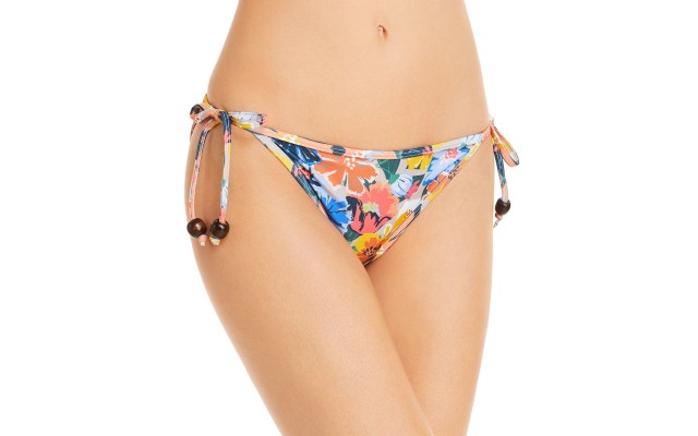  Fiesta Floral Triangle Bikini Bottoms, X-Small, Multi