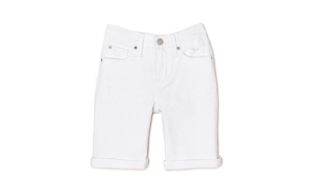 Signature by Levi Strauss & Co.Girls’ High-Rise Cut-Off Shorts, White, 10