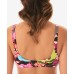 Skinny Dippers Flower Shop Good Vibes Bralette Bikini Top, Small, Multicolor