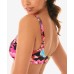 Skinny Dippers Flower Shop Good Vibes Bralette Bikini Top, Small, Multicolor