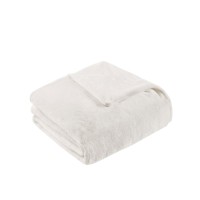 Sleep Philosophy Premium Soft 60″ x 70″ 12lbs Plush Weighted Blanket, Ivory