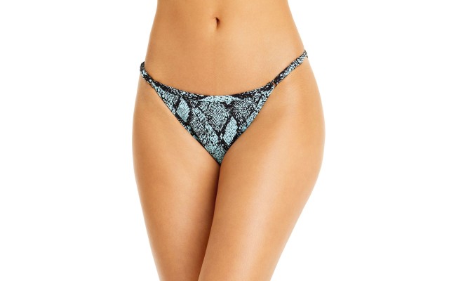 Solid & Striped The Lulu Snake Print Bikini Bottoms, X-Small
