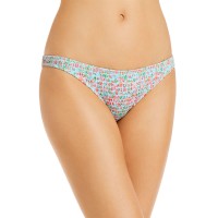 Solid & Striped The Rachel Smocked Floral Bikini Bottoms, Multi, Medium