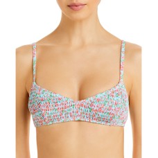 Solid & Striped  Women’s The Rachel Smocked Floral Bikini Tops