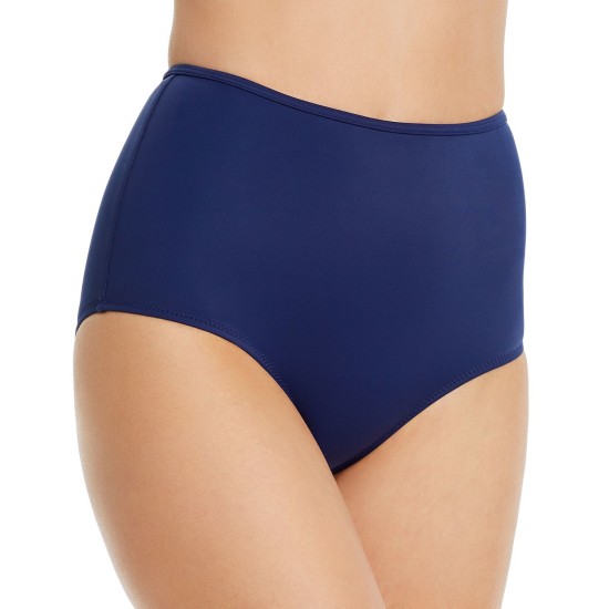 Solid & Striped Brigitte High-Waist Bikini Bottom, X-Small, Navy