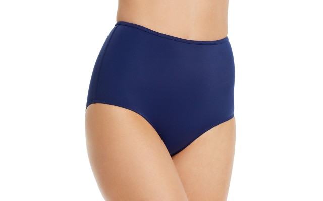 Solid & Striped Brigitte High-Waist Bikini Bottom, X-Small, Navy