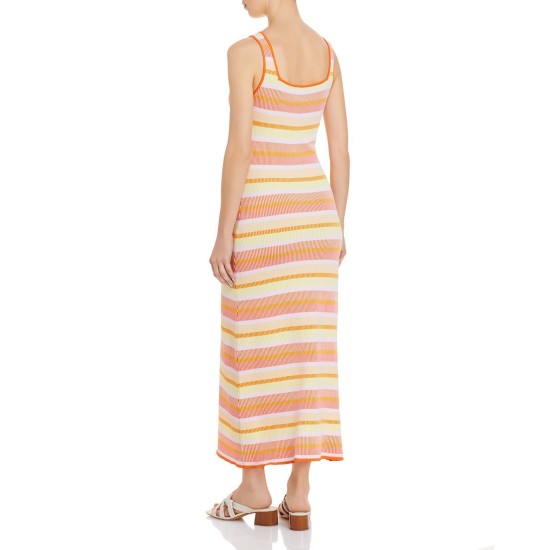 Solid & Striped Kimberly Striped Maxi Cover Up Dress, Multi, Medium