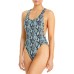 Solid & Striped The Blair Snake Print One Piece Swimsuit, Multi, Small