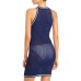 Solid & Striped The Carson Dress Swim Cover-Up, Navy, Large