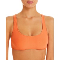 Solid & Striped The Jayden Bikini Top,, Orange, Medium