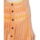 Solid & Striped Vivienne Cover Up Skirt, Orange, Orange, Small