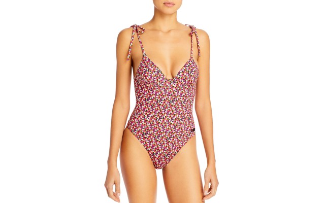 Solid & Striped Women’s The Olympia One-Pieces, Red, Medium