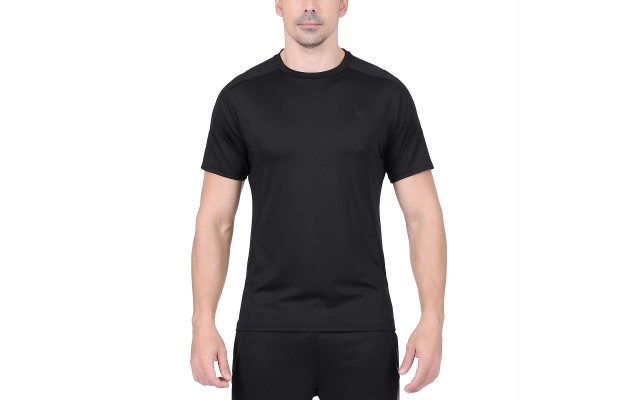  Active Men's Short Sleeve Tee, Black, 3X-Large