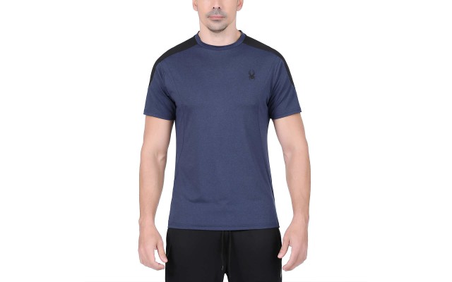  Active Men's Short Sleeve Tee, Blue, XX-Large