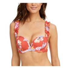 Sundazed Skye Floral Bra-Sized Bikini Top, Women’s Swimsuit, 32DD, Multi