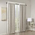  Cassius 50″ x 95″ Marble Jacquard Total Blackout Window Panel, Silver, 50×84