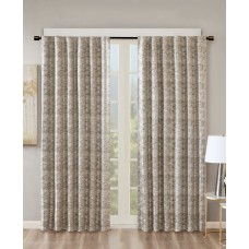 SunSmart Cassius 50″ x 95″ Marble Jacquard Total Blackout Window Panel