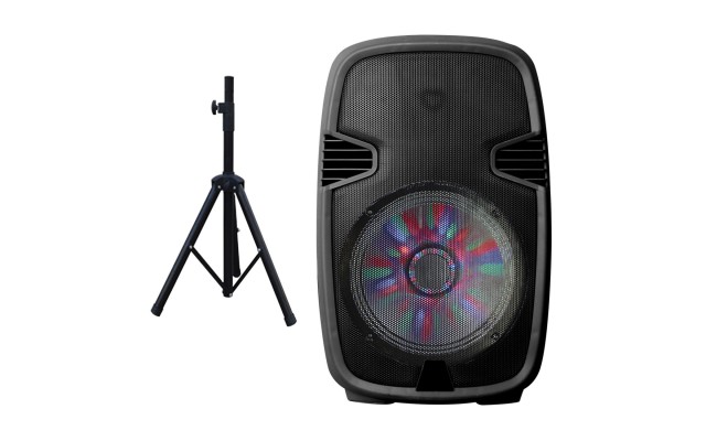   15″ Bluetooth Speaker with Tripod Stand