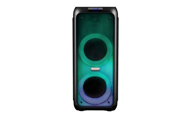   Dual 5.5″ Portable Bluetooth Fire Light LED Speaker
