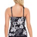  Underwire Tankini Top, Black,12