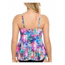 Swim Solutions Underwire Tankini Top,
