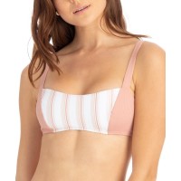 Tavik Women’s Vivien Top – Print – White/Tapioca Stripe – Medium
