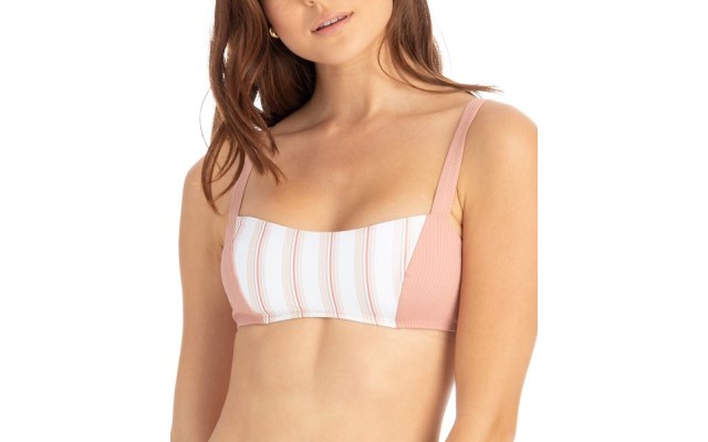  Women’s Vivien Top – Print – White/Tapioca Stripe – Medium