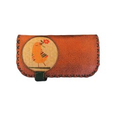 The Season Essentials Handmade Womens Vegan Wallet Water-based Print Eco Friendly Faux Leather Wallet