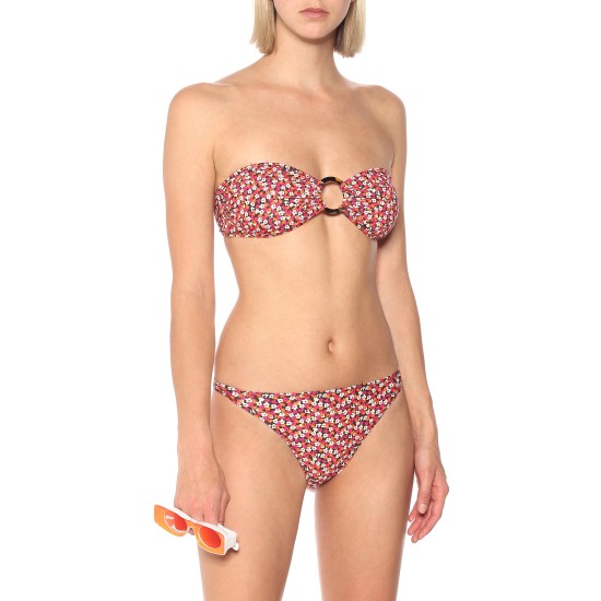 The Tati floral bikini top