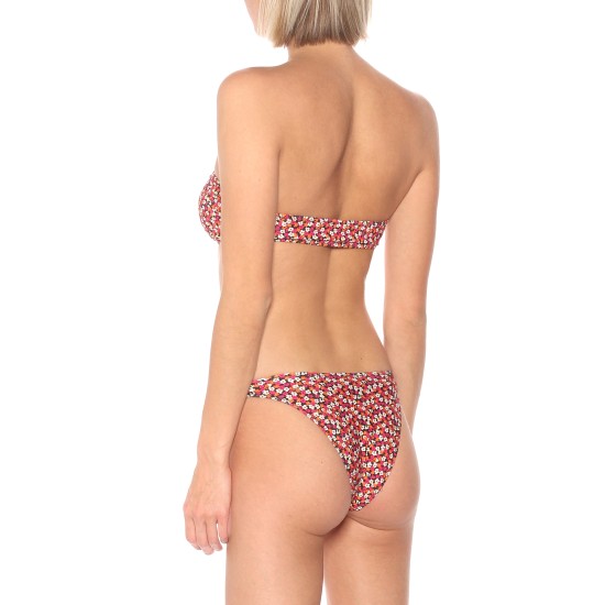 The Tati floral bikini top