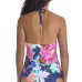  Opulent Oasis Halter Tankini Top