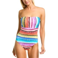 Trina Turk Prismatic Printed One Piece Swimsuit, Multi, 8