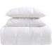  Everyday 3-Piece White King Comforter Set
