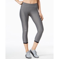Under Armour Women s HeatGear Armour Ankle Crop Leggings, Charcoal, X-Small