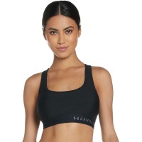 Under Armour Women’s Crossback Mid Bra, Black, X-Small