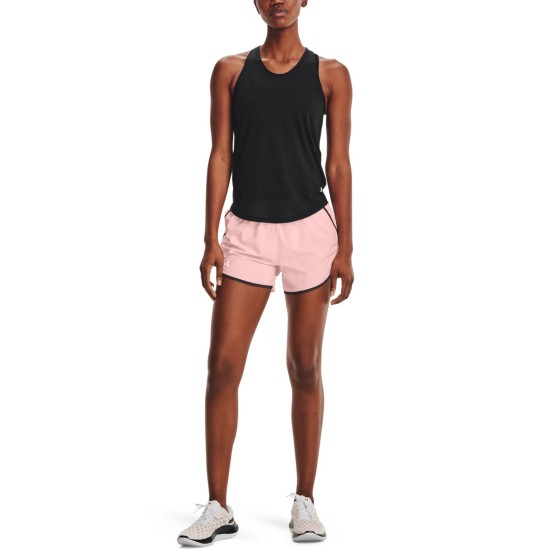  Women’s Fly By 2.0 Running Shorts ,Pink, X-Large