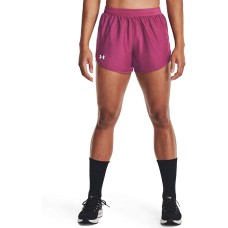 Under Armour Women’s Fly By 2.0 Running Shorts,Pink Pink ,X-Large