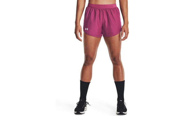  Women’s Fly By 2.0 Running Shorts,Pink Pink ,X-Large