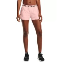 Under Armour Womens Logo Waistband Play Up Shorts, Pink, Small