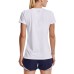  Women’s Ua Tech Logo T-Shirt,White, X-Large
