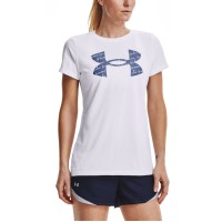 Under Armour Women’s Ua Tech Logo T-Shirt,White, X-Large
