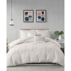 Urban Habitat Paloma Full/Queen 5 Piece Cotton Comforter Set, Ivory