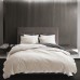  Waffle Pique Queen Comforter Set Bedding, Beige