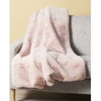 Vince Camuto Faux Fur Throw, Purple, 50×60