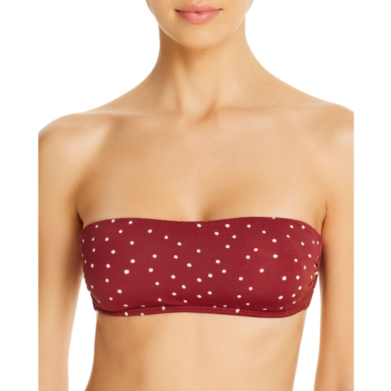  Swimwear Women’s Basic Bandeau Bikini Top, Multi, XL