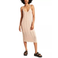 Volcom Juniors’ Crochet All Day Midi Dress, Large, Large