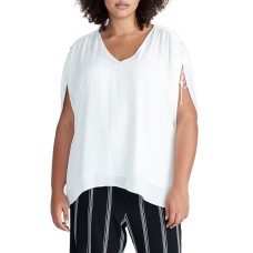 Women’s Ivory Rachel Rachel Roy Comet Top Plus Size, 2x, White